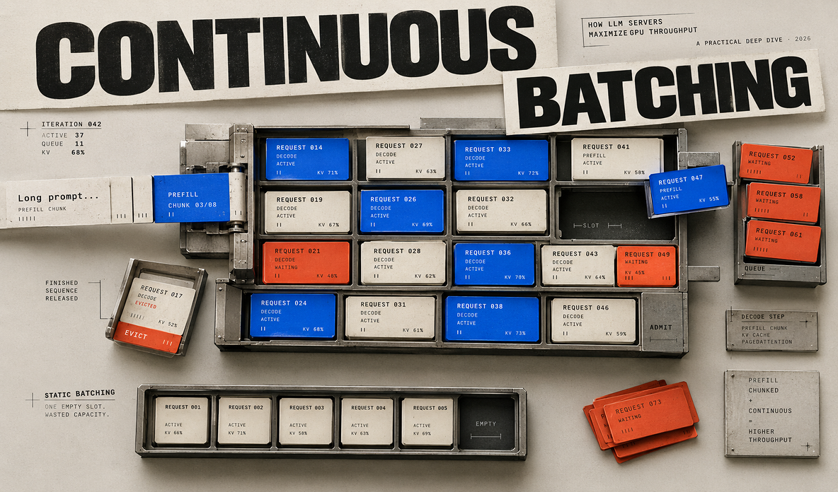 Continuous Batching Deep Dive: How LLM Servers Maximize GPU Throughput