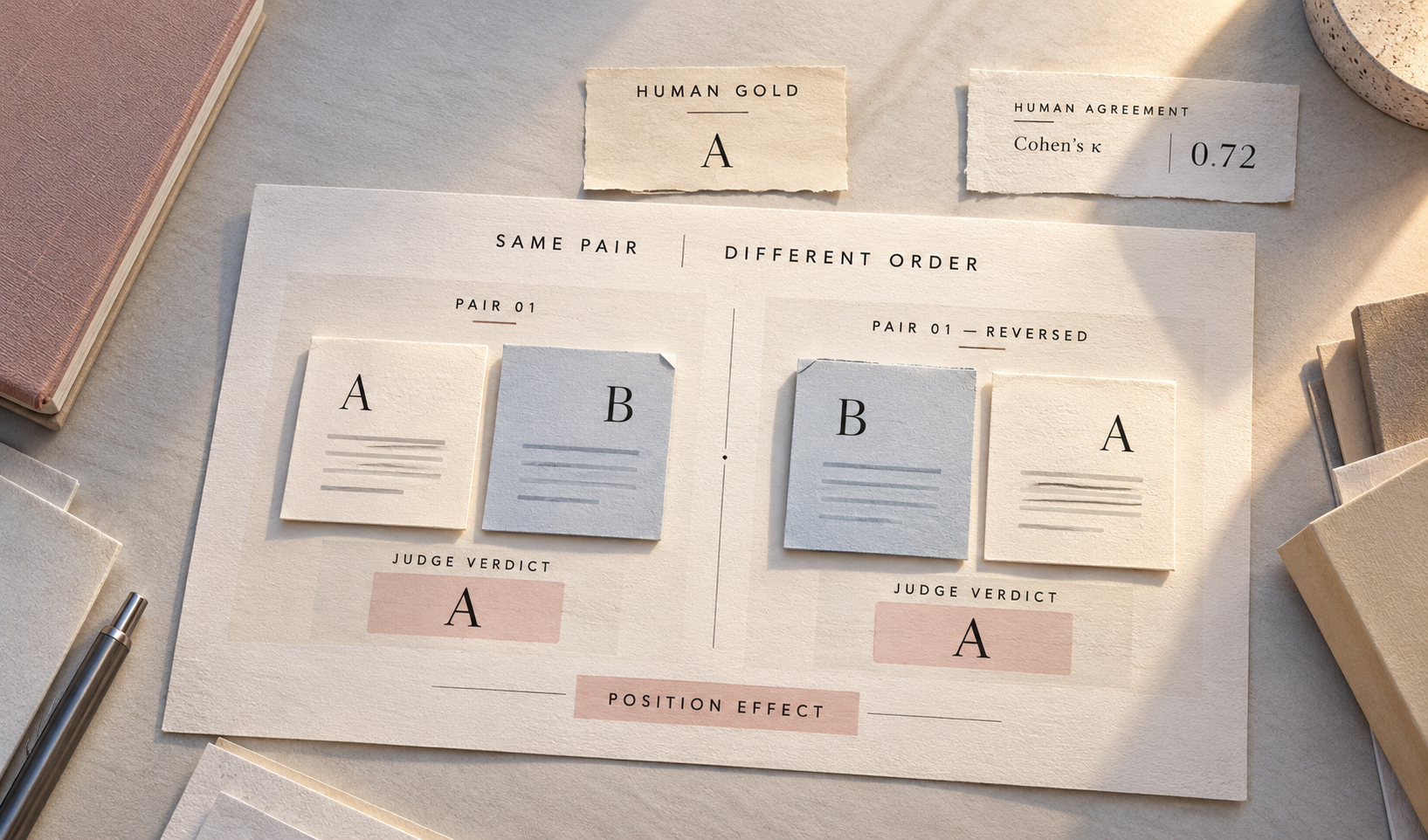 LLM-as-a-Judge at Scale: Measuring Judge Reliability Before Trusting the Score